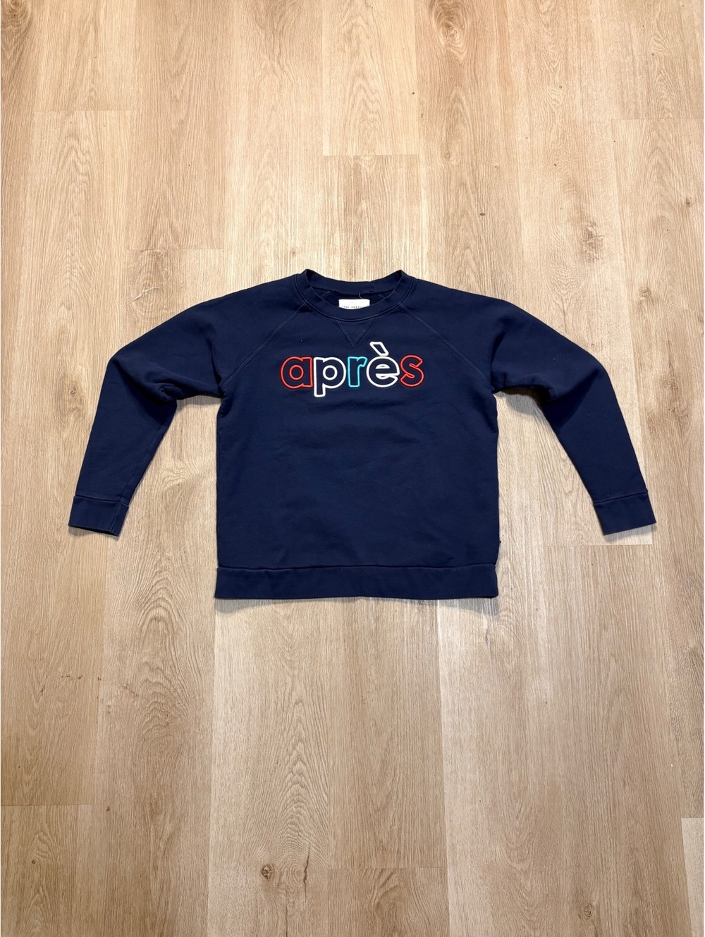 Sol Angeles Navy Sweater Men’s Size Small Crewneck Après Cozy Fall